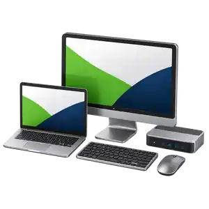 End-user devices including laptops, monitors and computer accessories