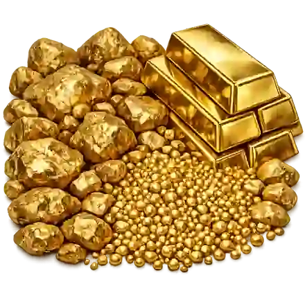 Recovered gold