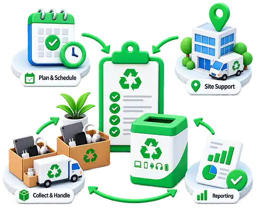 How ReTech Resource coordinates corporate collection programs