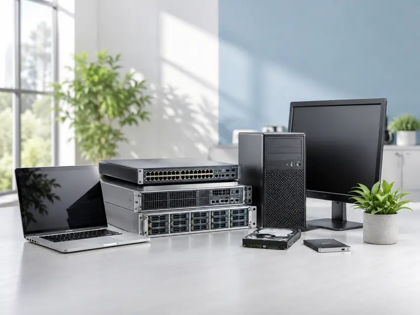 IT asset disposition for servers, networking equipment and retired IT assets