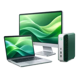 Laptops and desktops