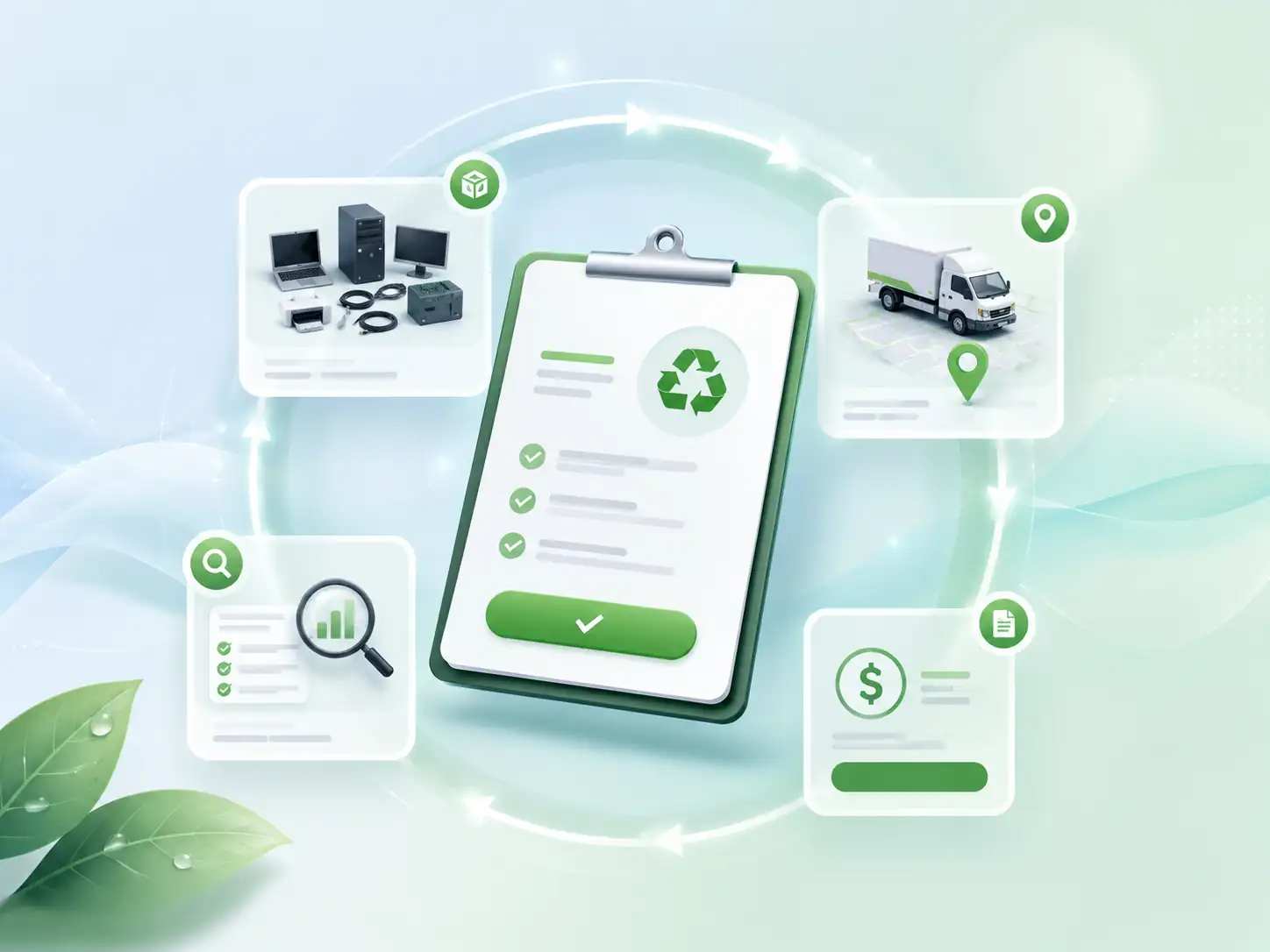 Recycling quotation, assessment and collection process