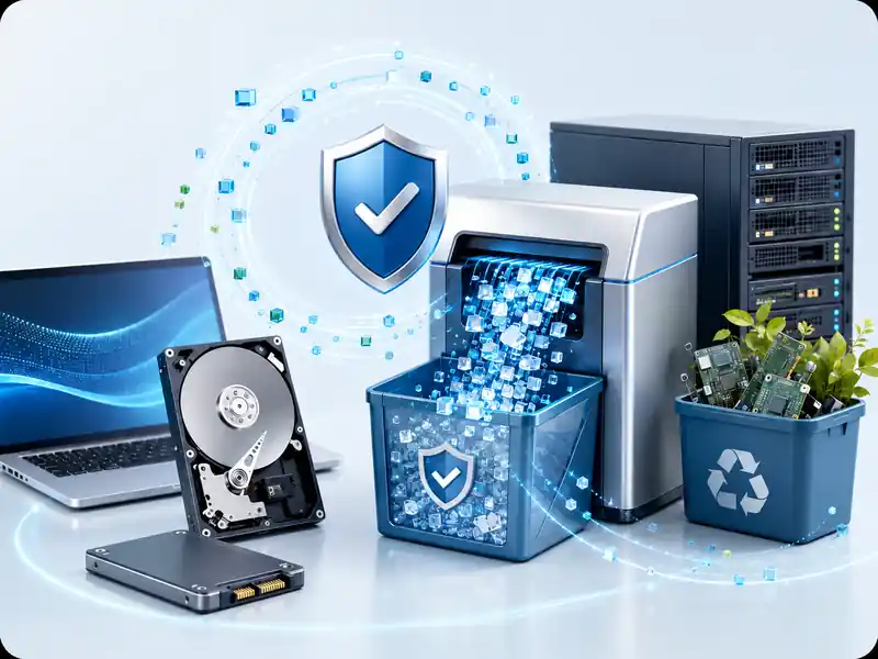 Secure data destruction for hard drives, SSDs and IT equipment
