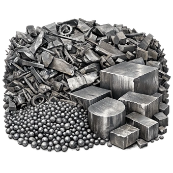 Recovered steel