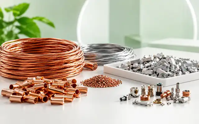 Recovered copper and metal materials from electronic equipment